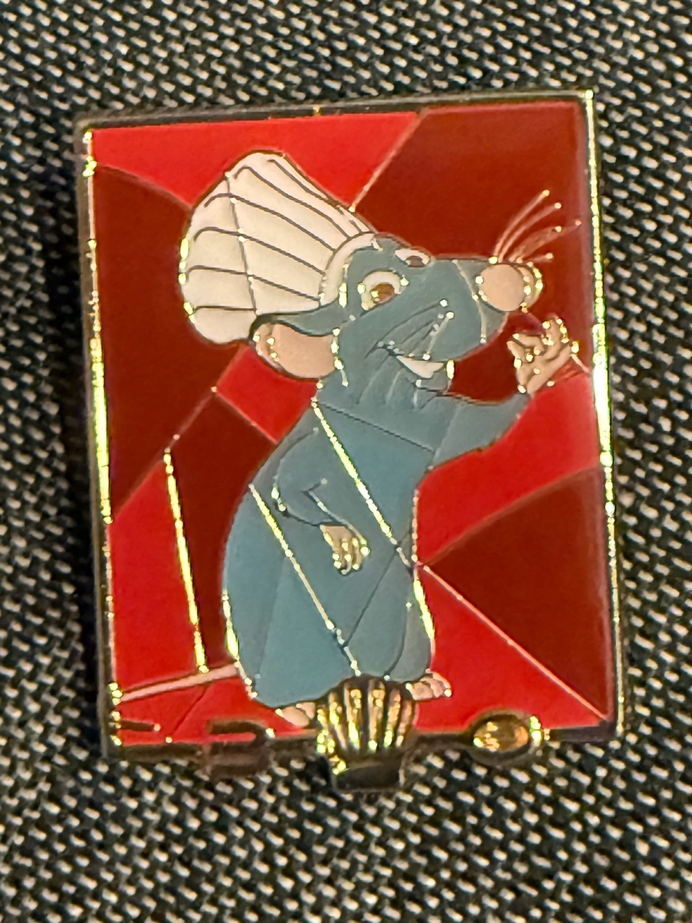 Disney Remy Stained Glass Pin  Pixar Characters Blind Box Loungefly